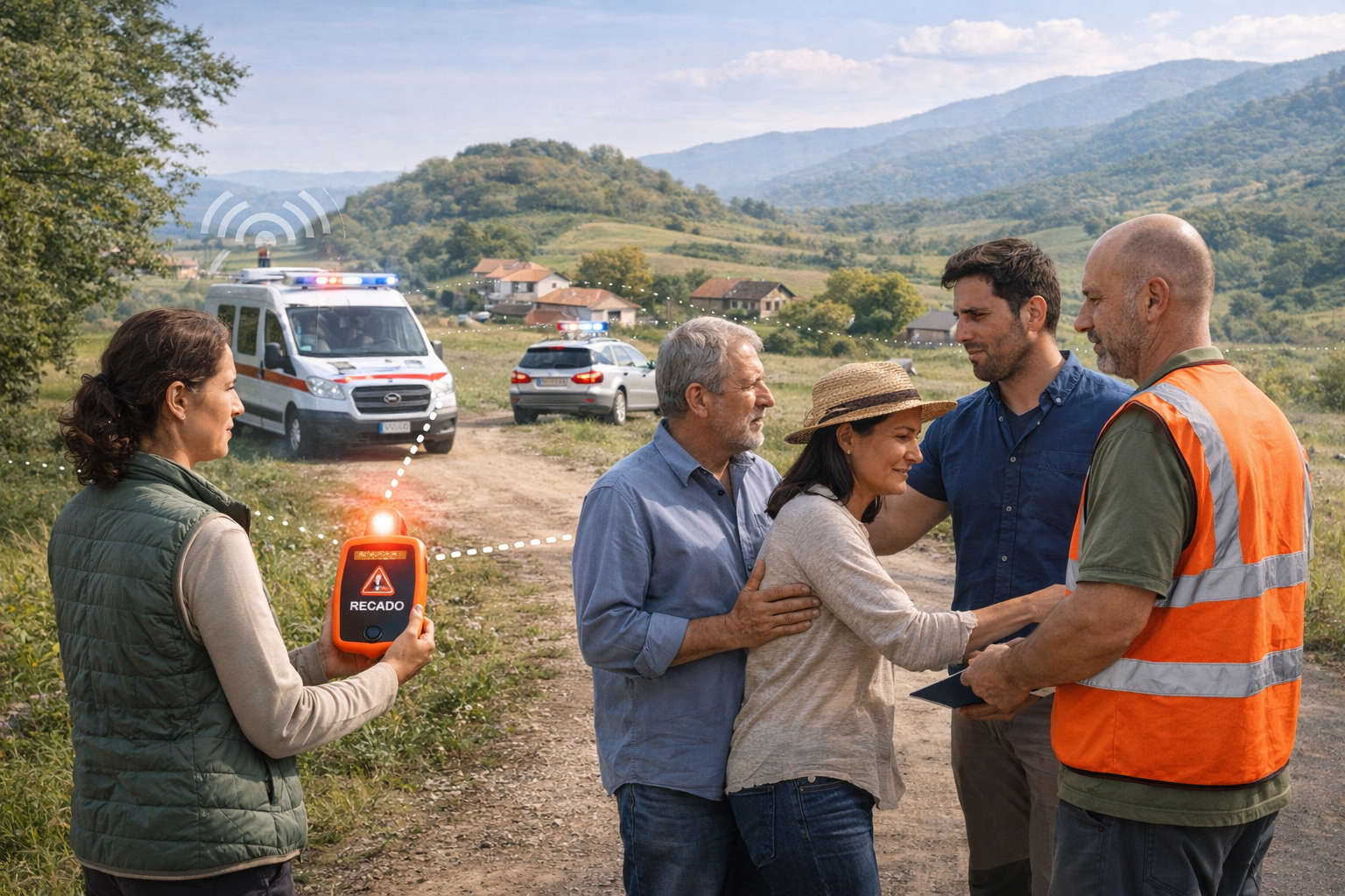 Coordinación entre personas en comunidad y entorno rural